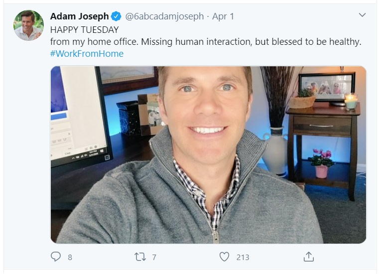 Adam of ABC Working Remotely