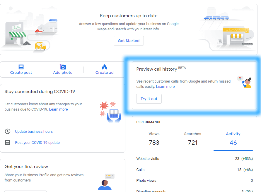 16 GMB Call History Testing
