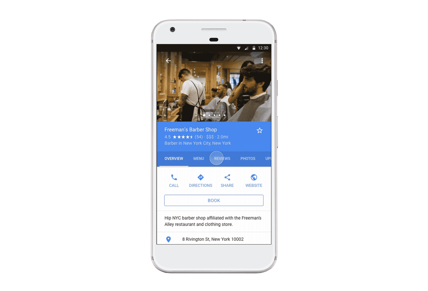 Reserve with Google