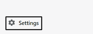 On Shopify admin click on Settings towards the laft hand side bottom corner